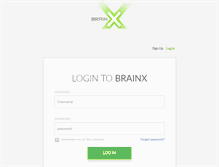 Tablet Screenshot of brainx.org